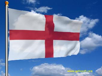 screensaver england flag