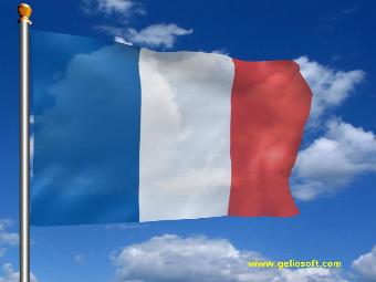 screensaver france flag